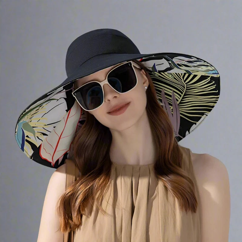 Double-sided Wide Brim Summer Hat For Her