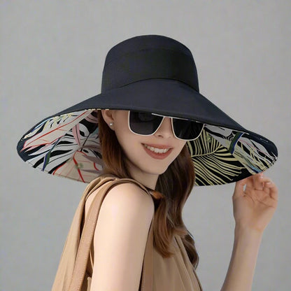 Double-sided Wide Brim Summer Hat For Her