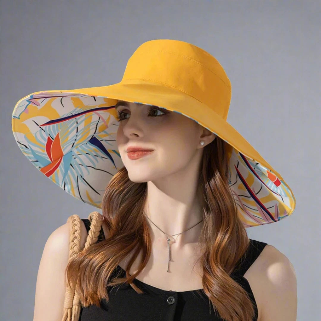 Double-sided Wide Brim Summer Hat For Her