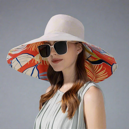 Double-sided Wide Brim Summer Hat For Her