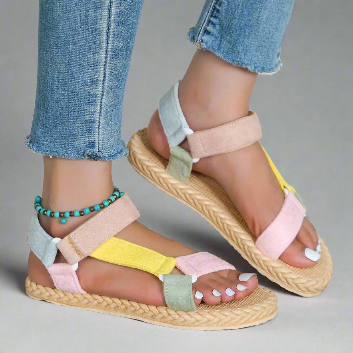 Summer Trendy Colored sandals For Her